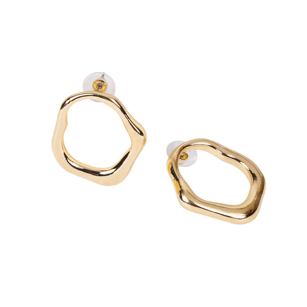 ARETES ARO IRREGULAR DORADO 93894