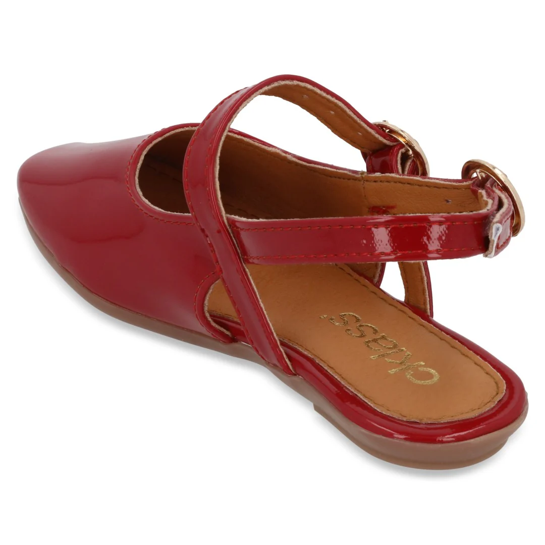 BALERINA CASUAL NEGRO Y ROJO CON ADORNO DUO 729 - Image 10