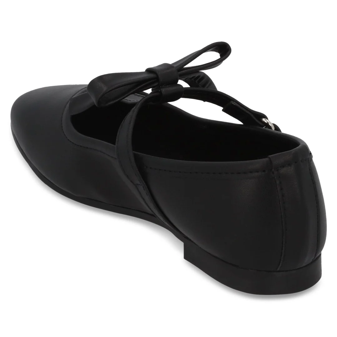 BALERINA CASUAL NEGRO Y ROSA CON ADORNO DUO 731 - Image 11