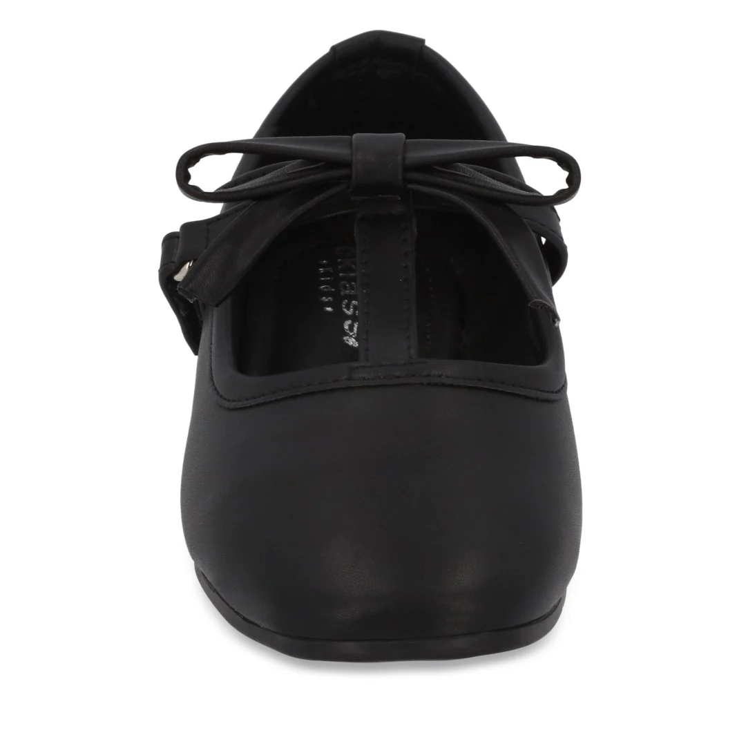 BALERINA CASUAL NEGRO Y ROSA CON ADORNO DUO 731 - Image 7