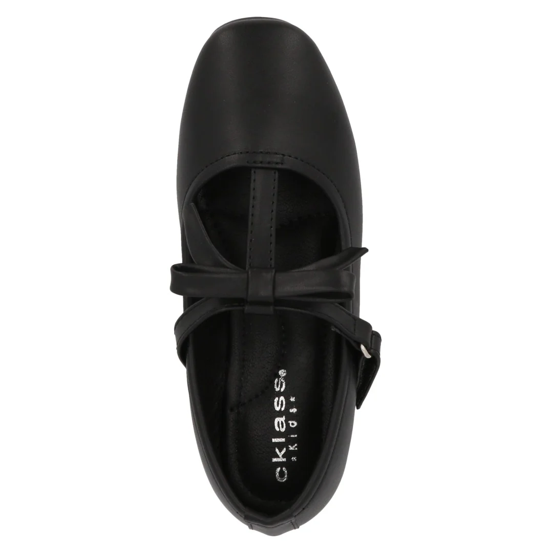 BALERINA CASUAL NEGRO Y ROSA CON ADORNO DUO 731 - Image 9