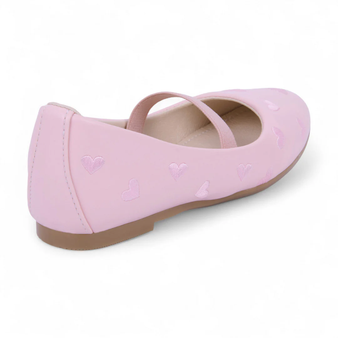 BALERINA CASUAL ROSA CON CORAZONES 28604 - Image 3