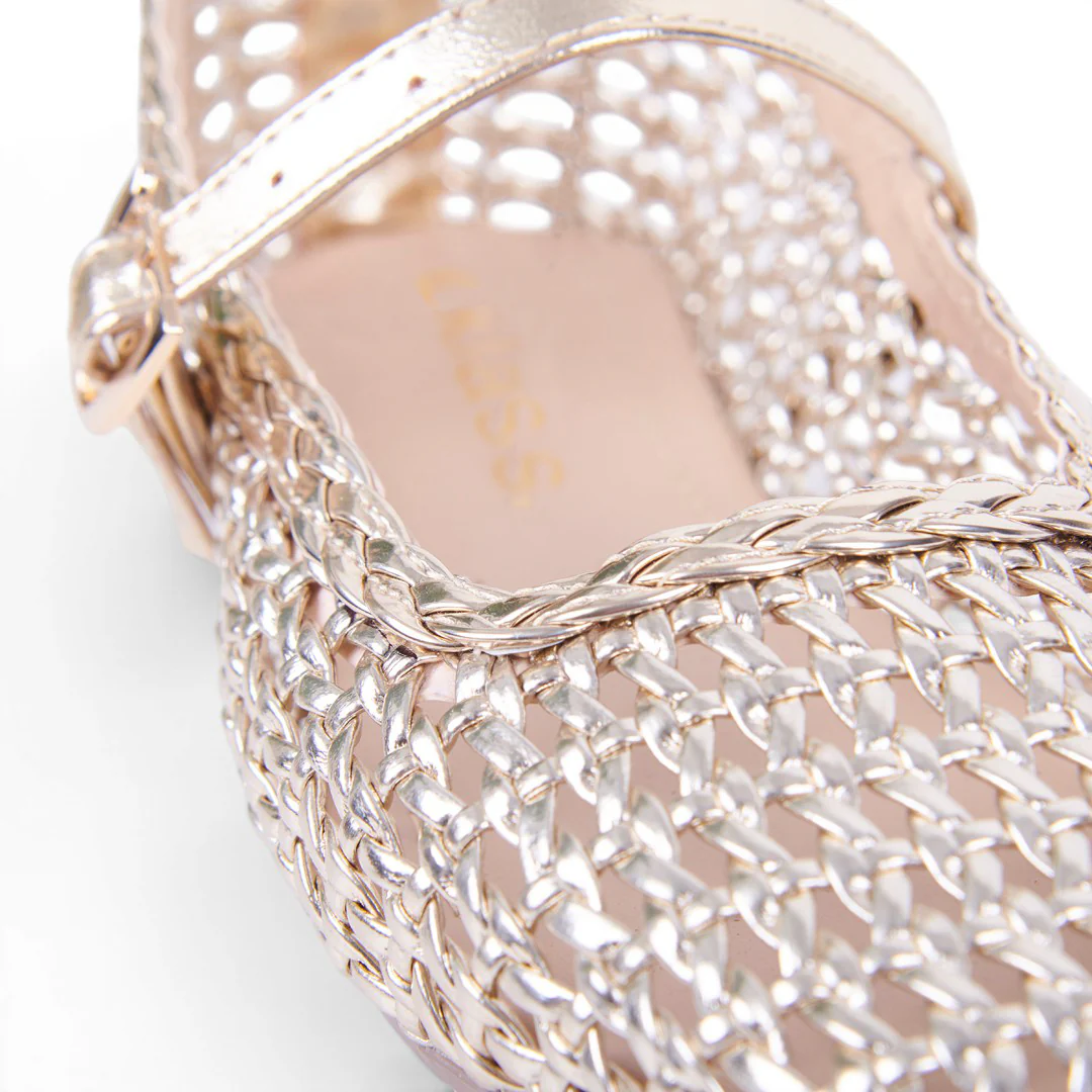 BALERINA CON APARIENCIA TEJIDA DORADO 35542 - Image 6