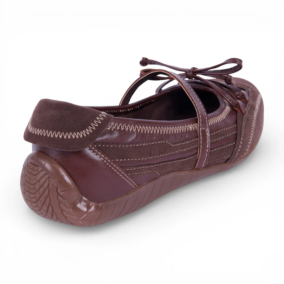 BALERINA DEPORTIVA LISTONES CAFÉ 20799 - Image 4