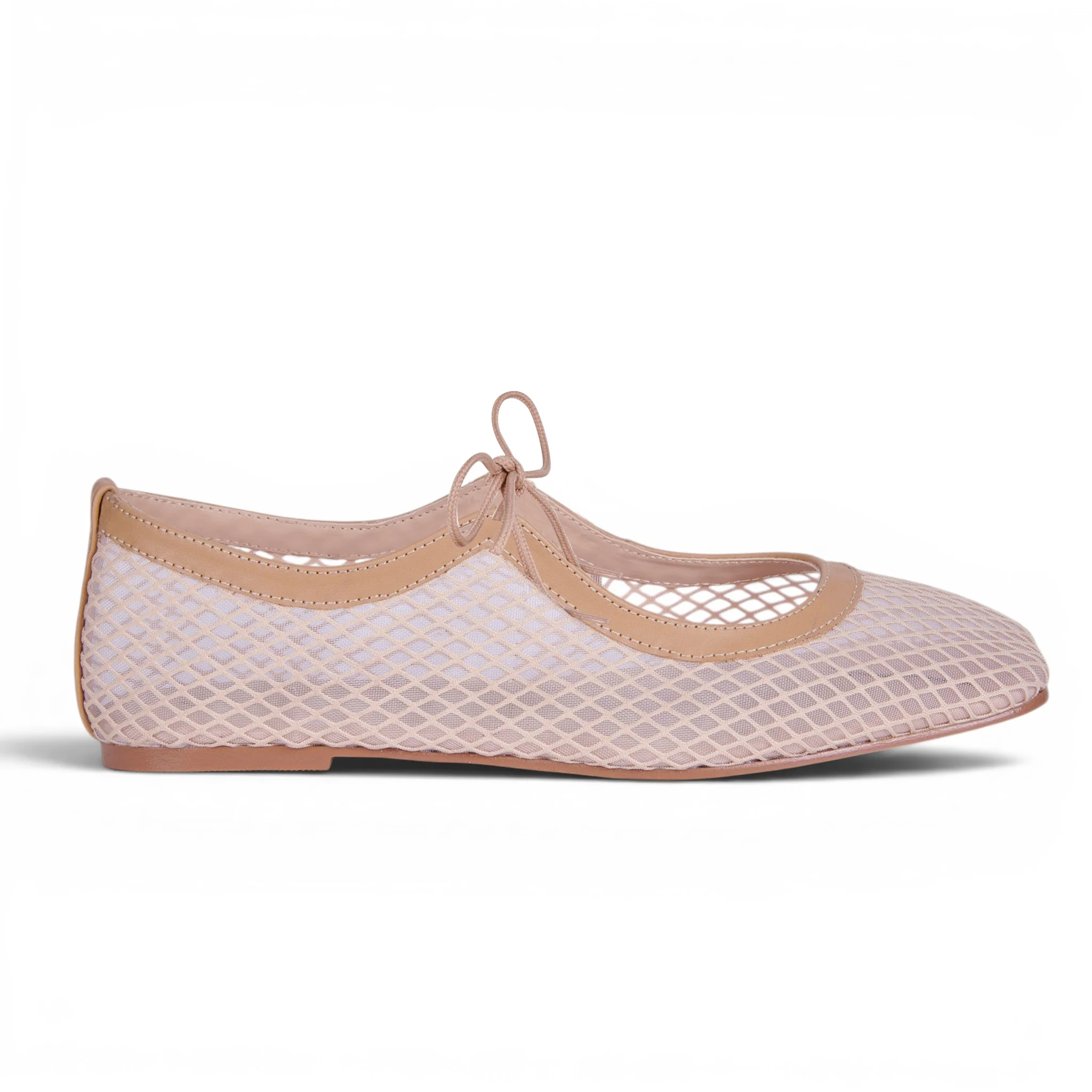 BALERINA TRENDY MALLA CON CINTAS IVORY 77600 - Image 2
