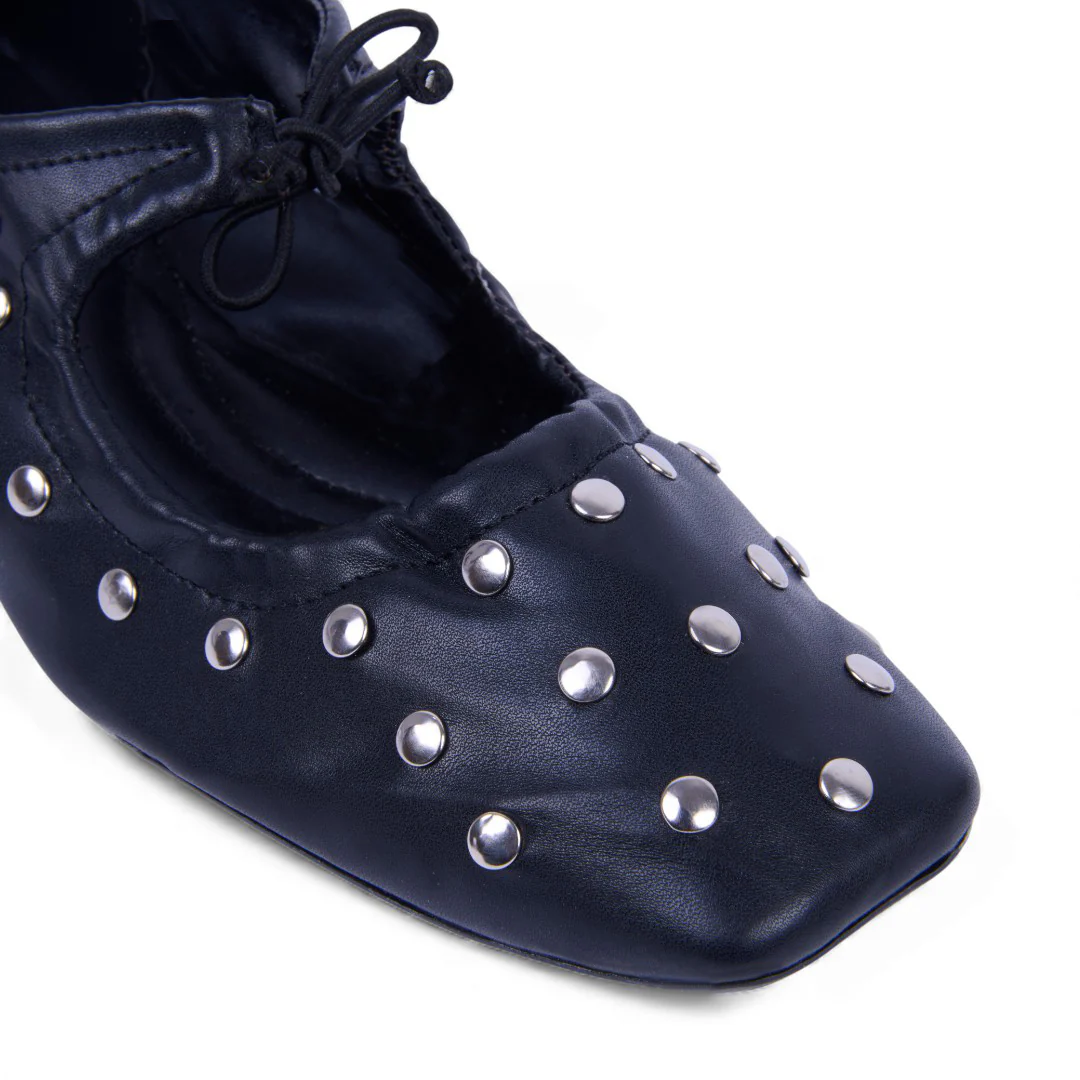 BALLERINA DE PISO NEGRO CON ESTOPEROLES 20800 - Image 6