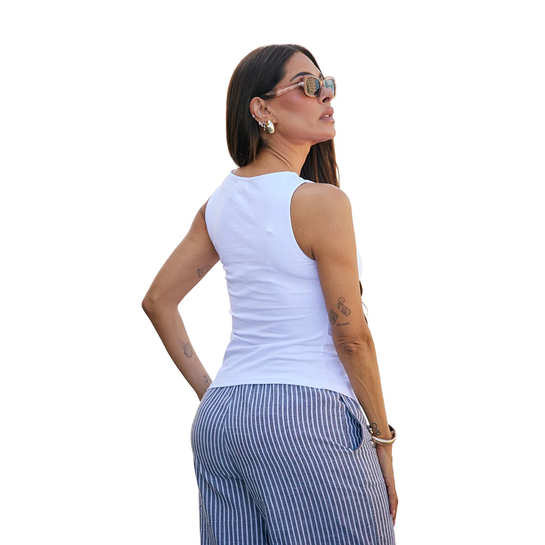 BLUSA BLANCA PLIEGUES 36376 - Image 2