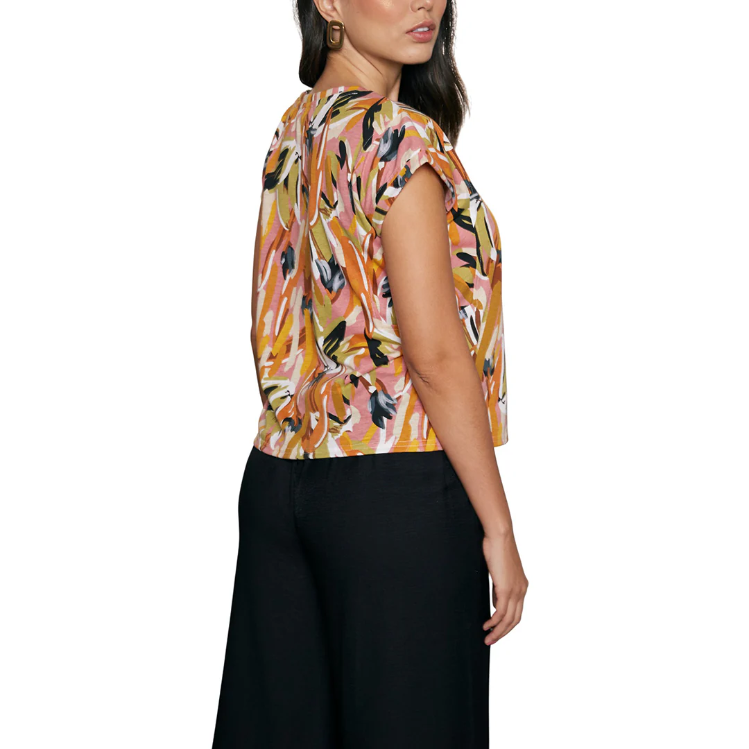 BLUSA MULTICOLOR HOMBRO CAÍDO 92115 - Image 3