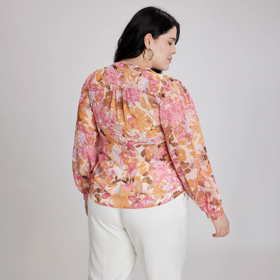 BLUSA MULTICOLOR MANGA LARGA 93663 - Image 3