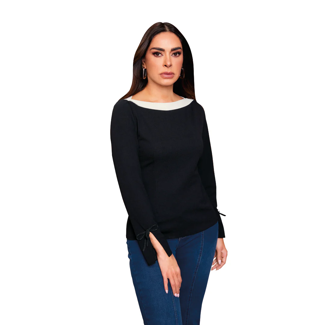 BLUSA MULTICOLOR MOÑOS MUJER 32068