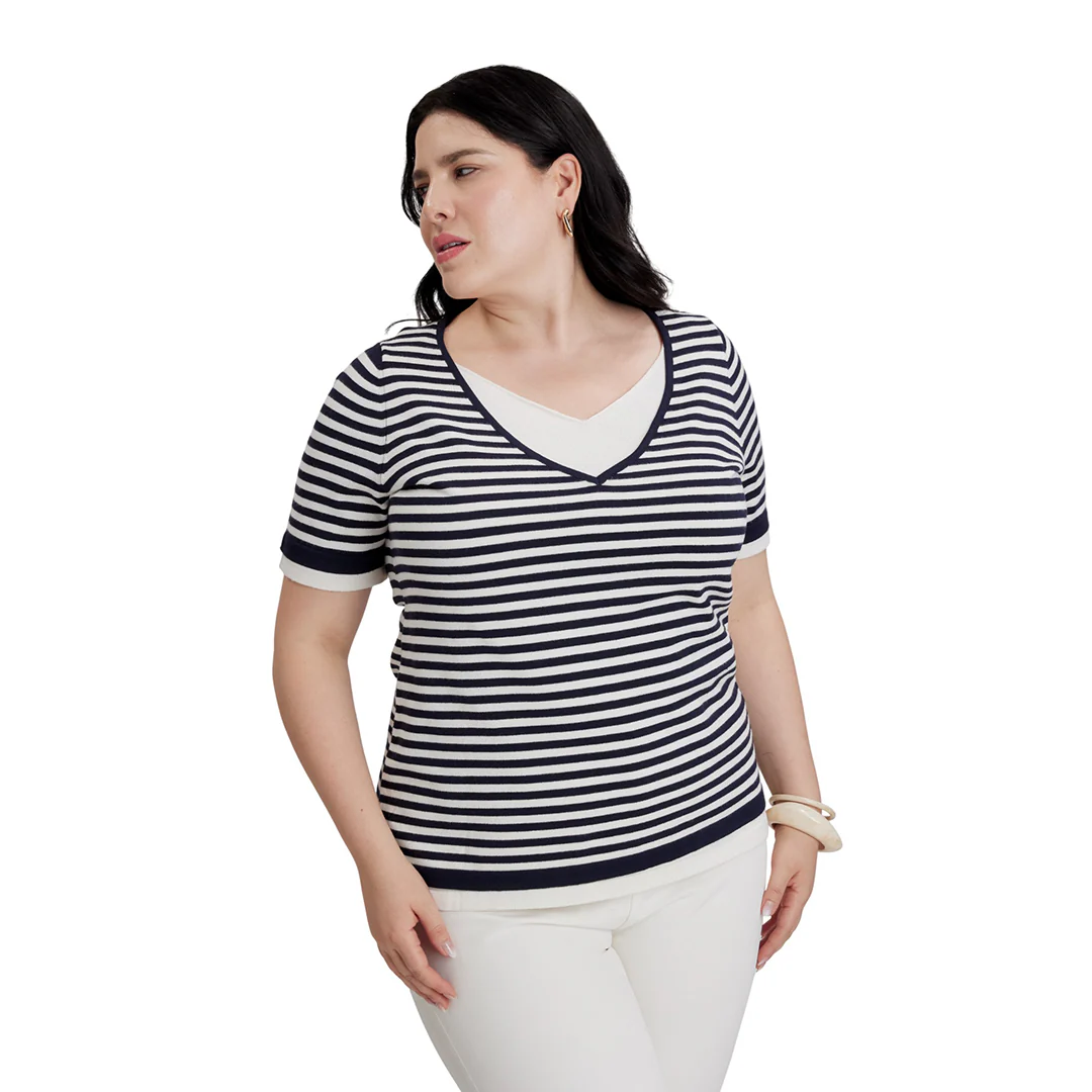BLUSA MULTICOLOR RAYAS 90312 - Image 2