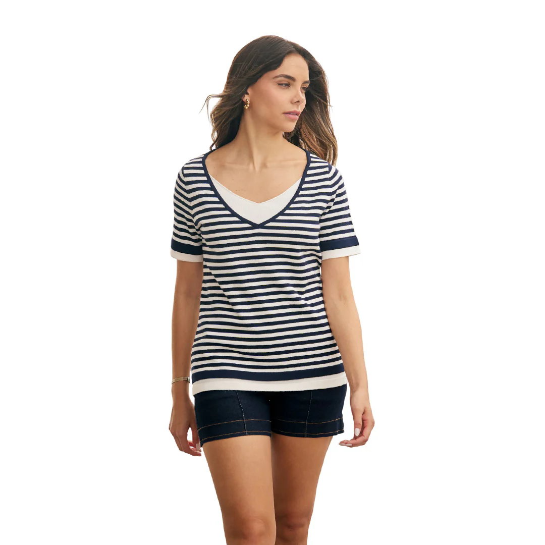 BLUSA MULTICOLOR RAYAS 90312 - Image 3