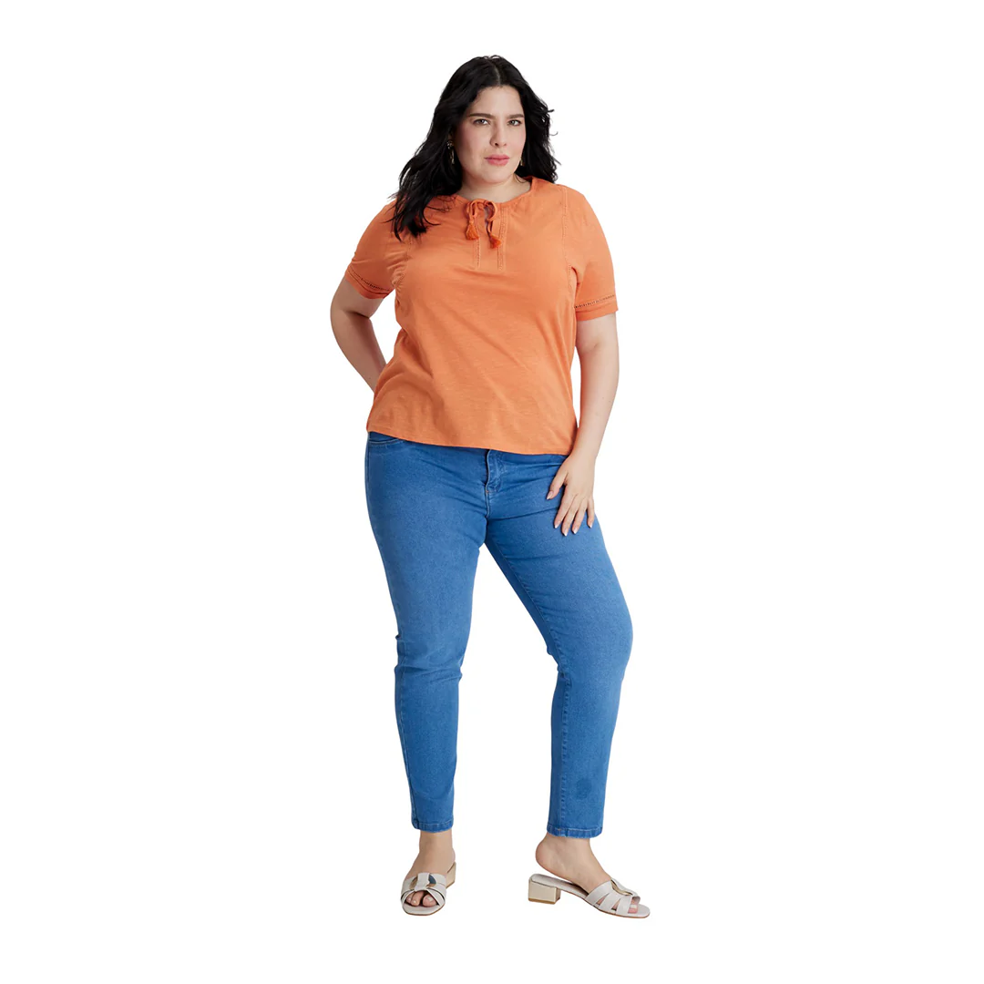 BLUSA NARANJA TRIMS 96238 - Image 2