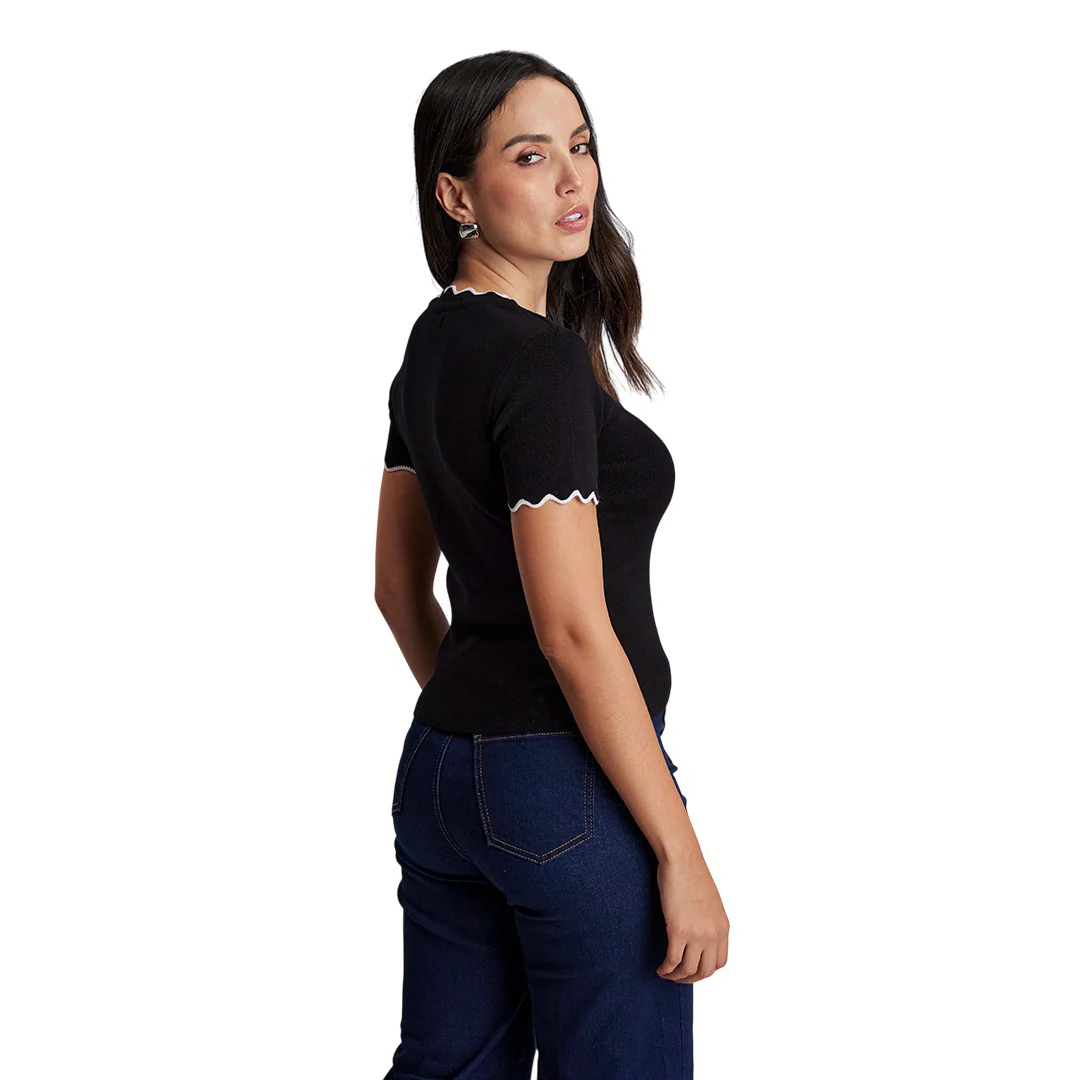 BLUSA NEGRA OLANES 21086 - Image 3