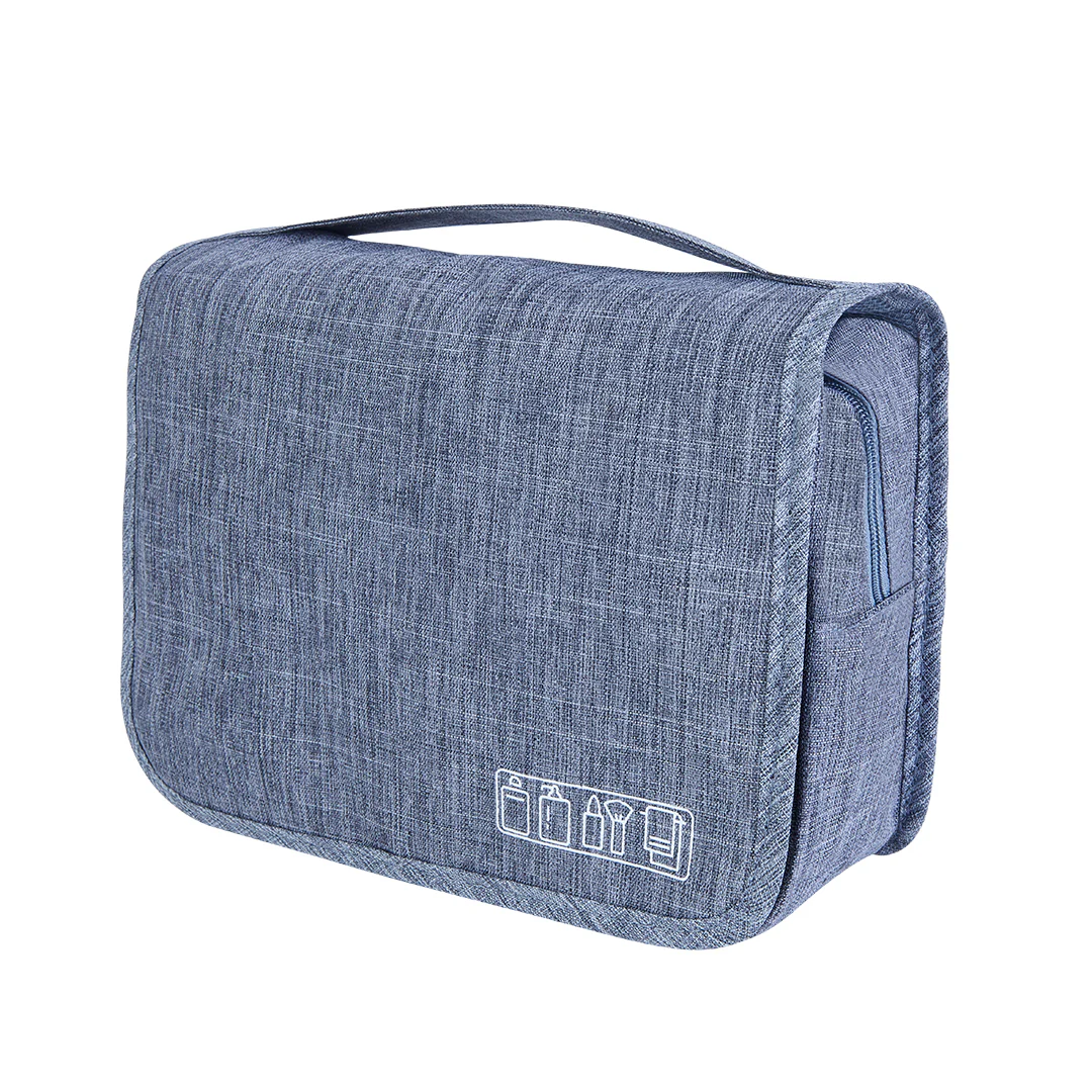 BOLSA DE MAQUILLAJE PARA VIAJE GRIS 81593