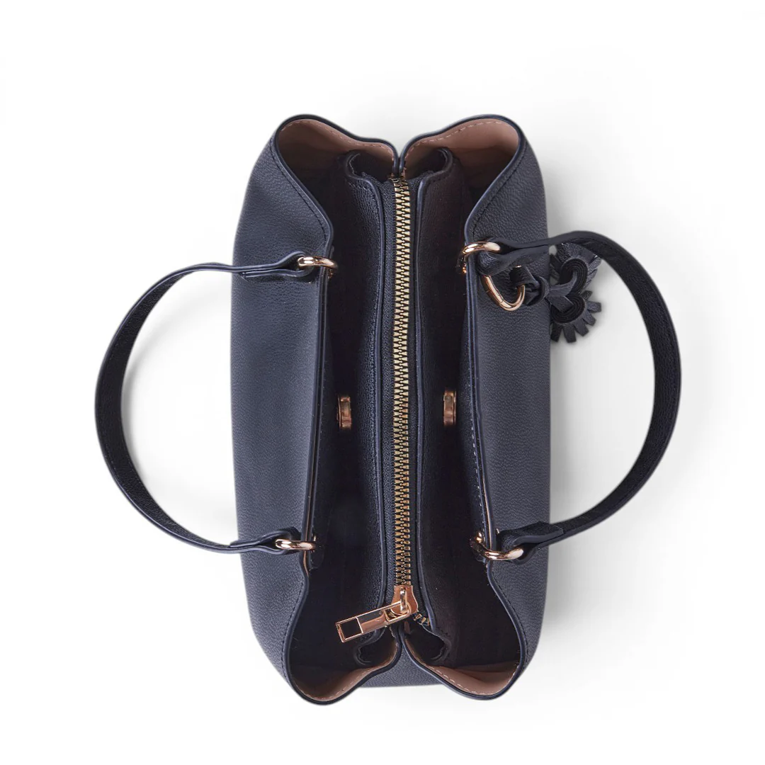 BOLSO CROSSBODY CON BORLA NEGRO 83772 - Image 6
