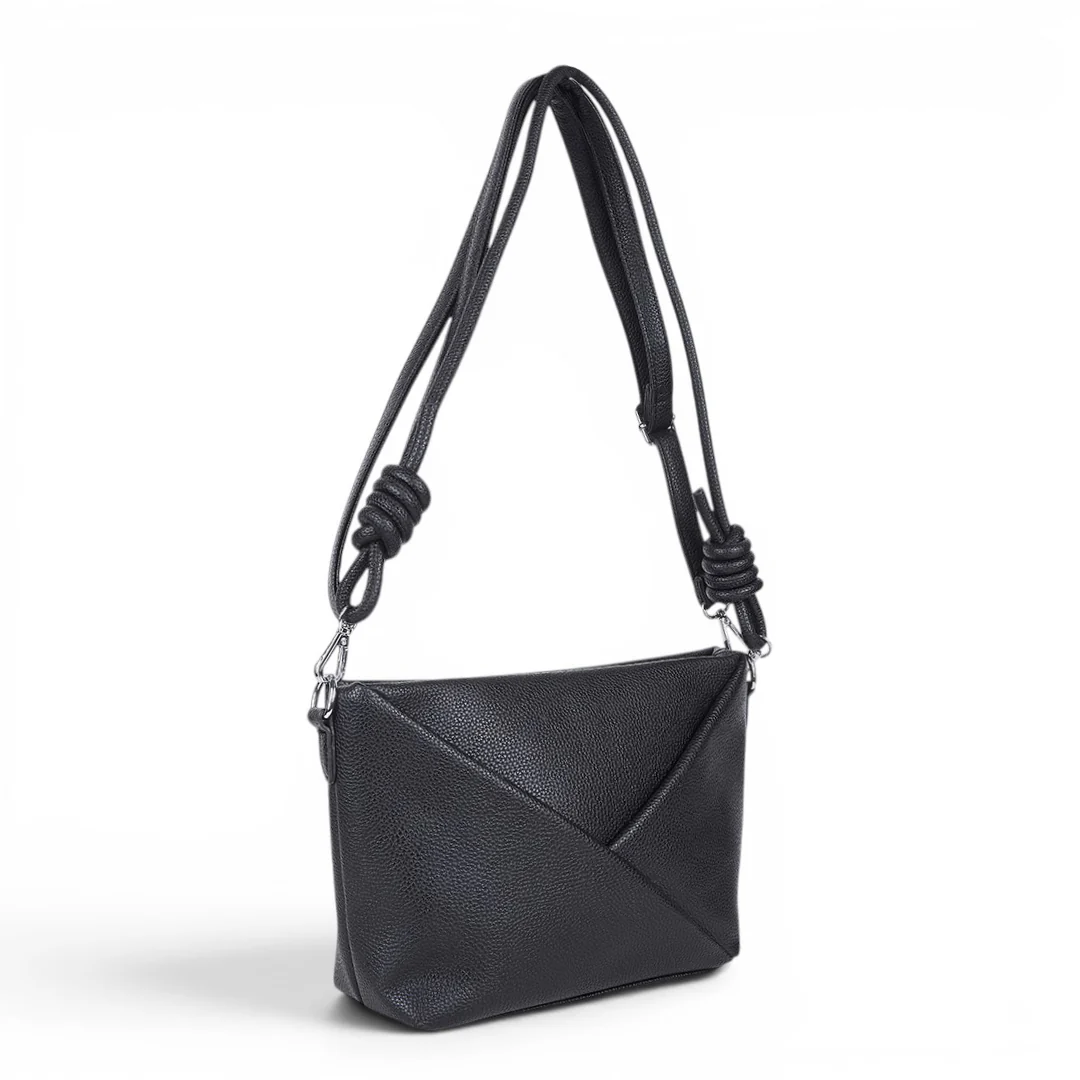BOLSO CROSSBODY GEOMÉTRICO NEGRO 83812