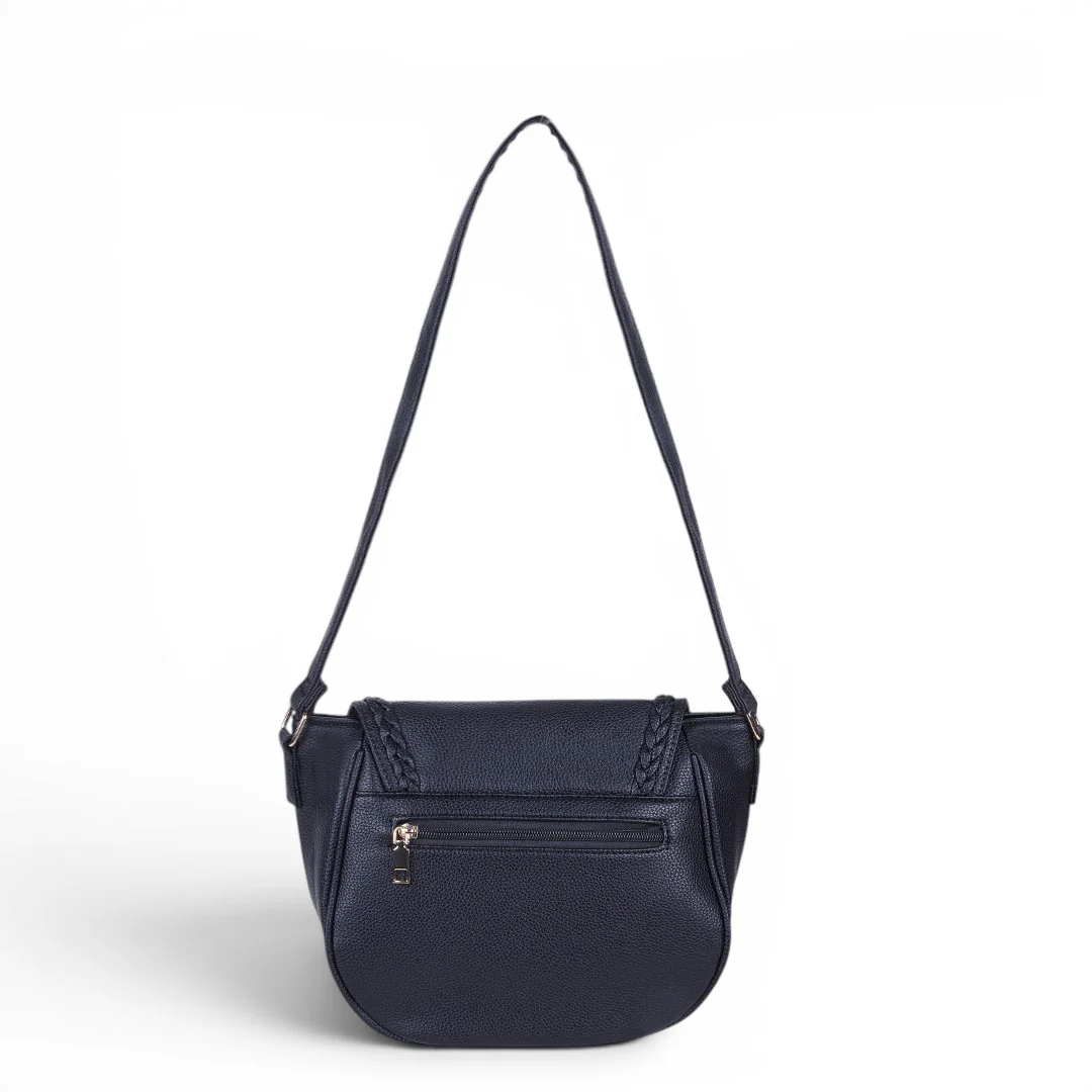 BOLSO CROSSBODY TRENZADO NEGRO 83759 - Image 3