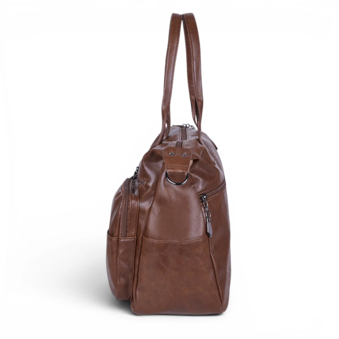 BOLSO TOTE MULTIBOLSILLOS CAFÉ 83803 - Image 6