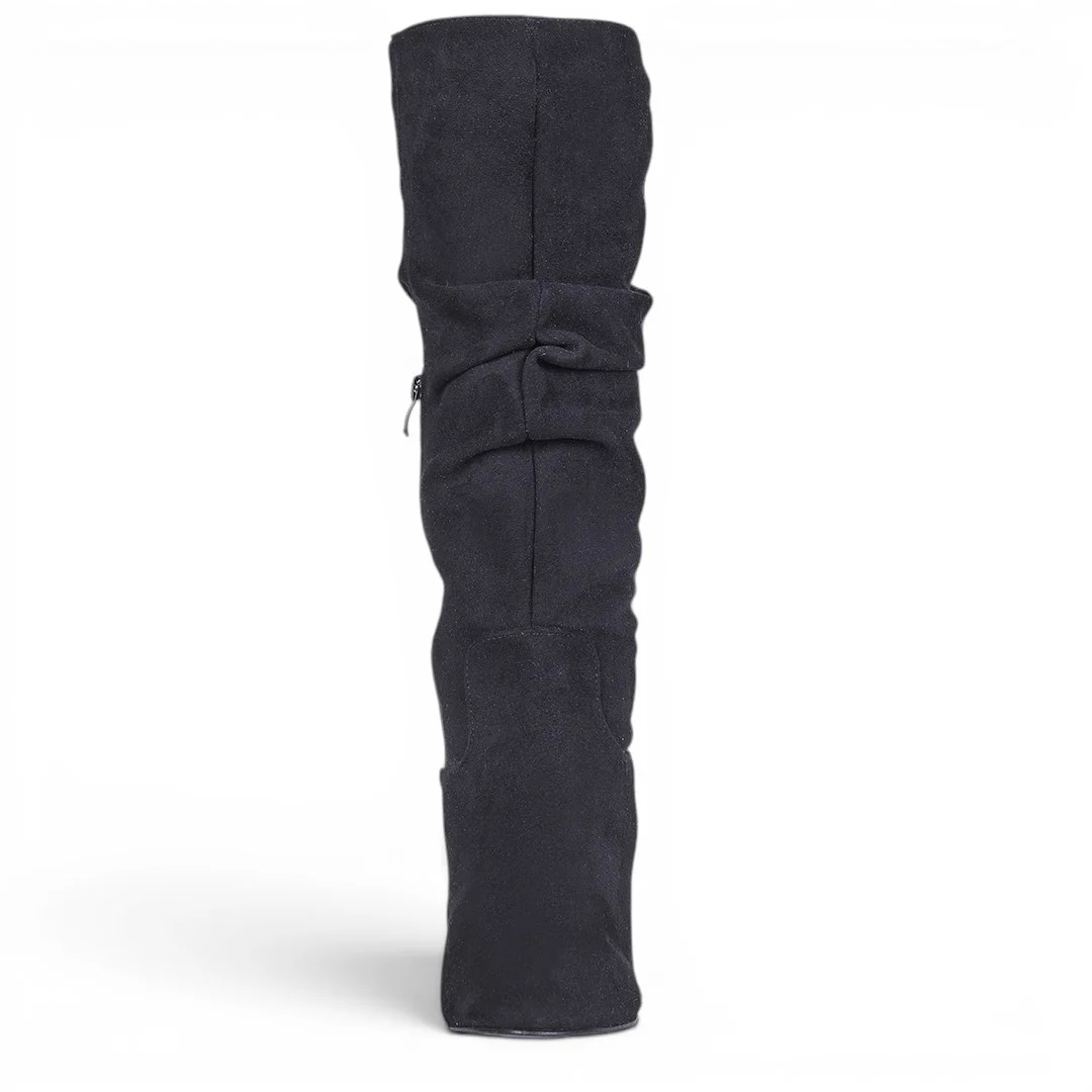 BOTA ALTA ARRUGADA NEGRO 41401 - Image 3