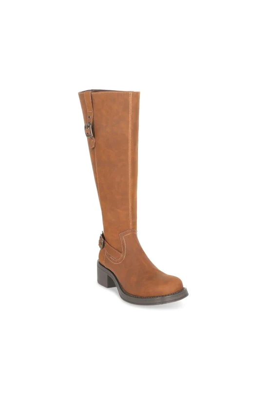 BOTA BIKER CAFÉ CON HEBILLA 55117