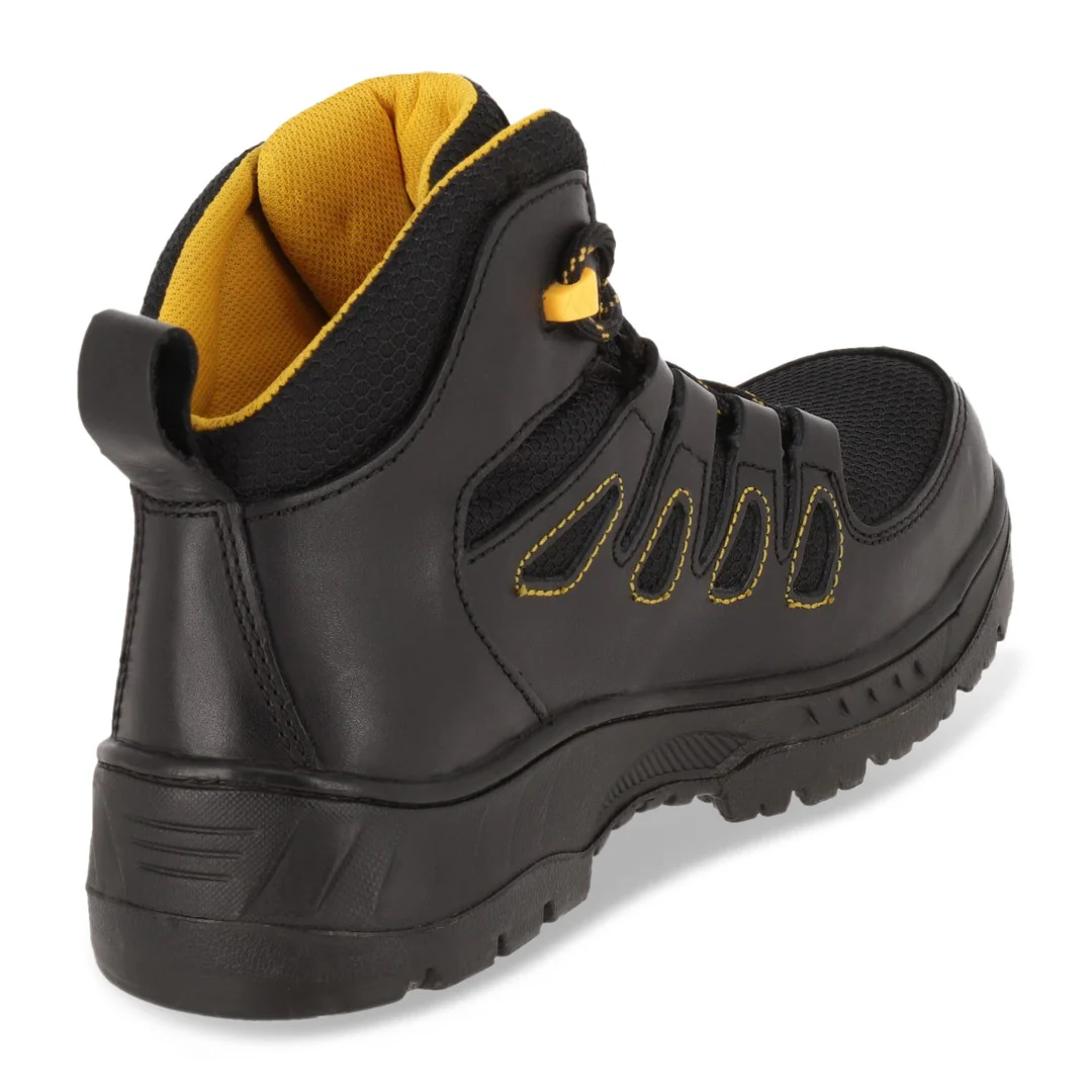 BOTA DE PISO CABALLERO NEGRO PIEL 00147 - Image 3