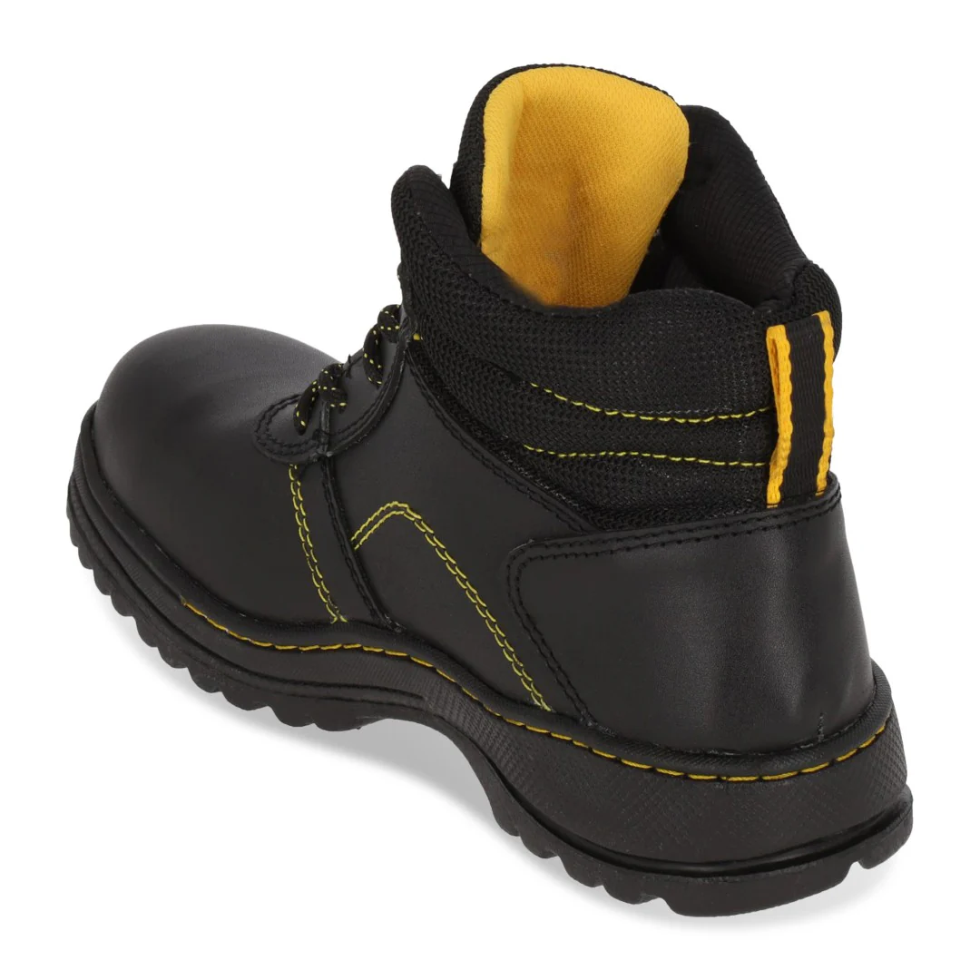 BOTA DE PISO CABALLERO NEGRO PIEL 71420 - Image 3