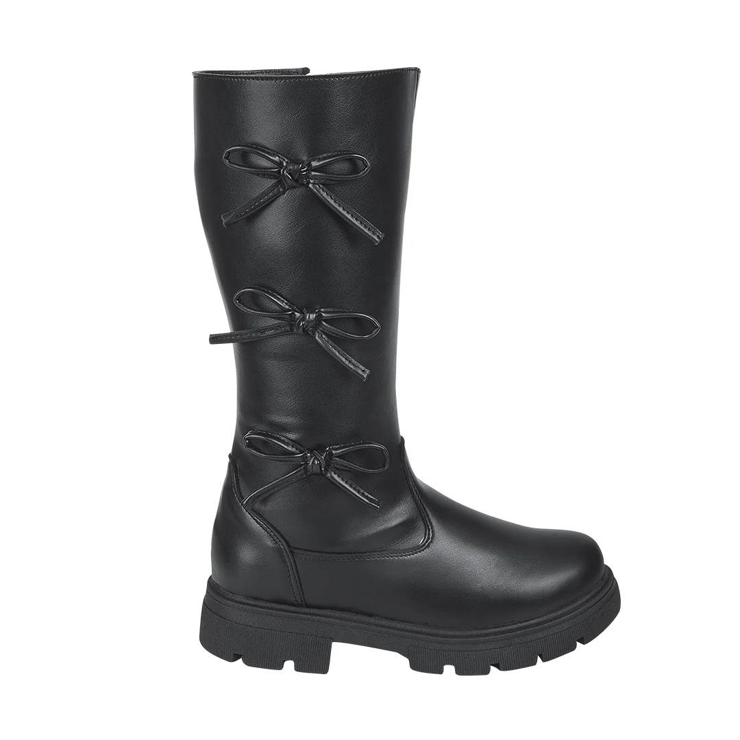 BOTA DE PISO NEGRO DE TUBO Y DETALLES DECORATIVOS 35533