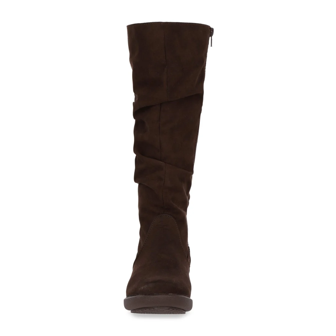 BOTA LARGA CORRUGADA COLOR CAFÉ 48810 - Image 4