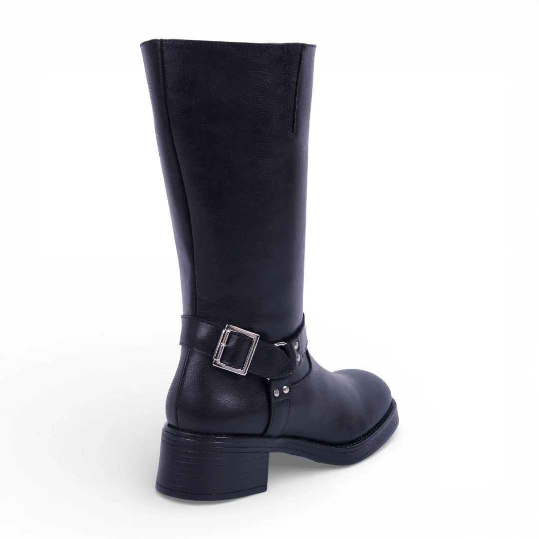 BOTA TACÓN 4 CM HERRAJE NEGRO 01824 - Image 4