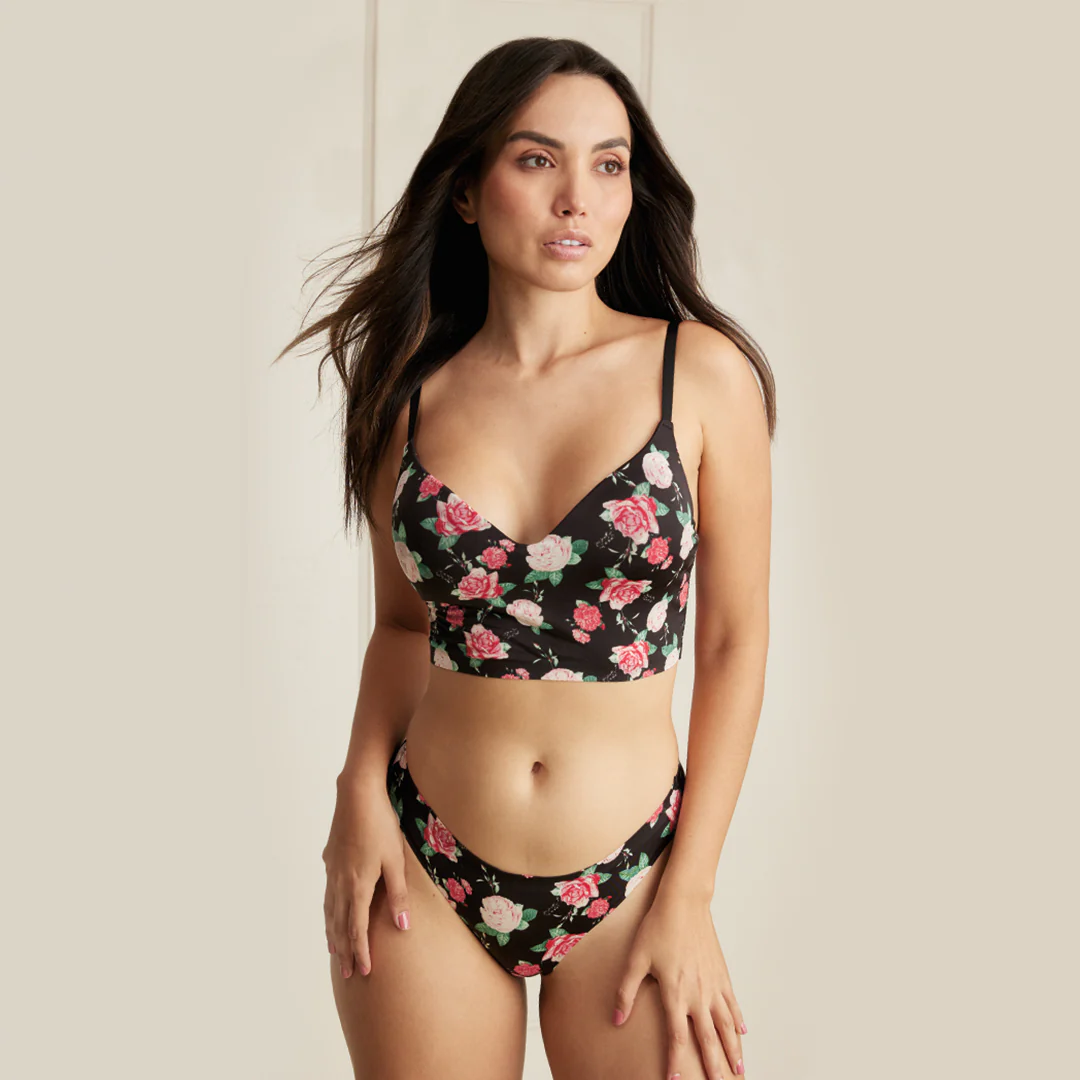BRALETTE ESTAMPADO MULTICOLOR SIN COSTURAS 82881 - Image 3