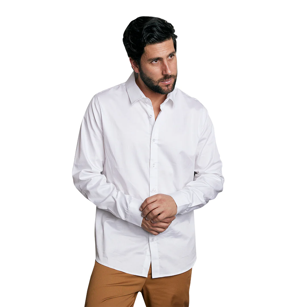 CAMISA BLANCA MANGA LARGA 93687 - Image 2