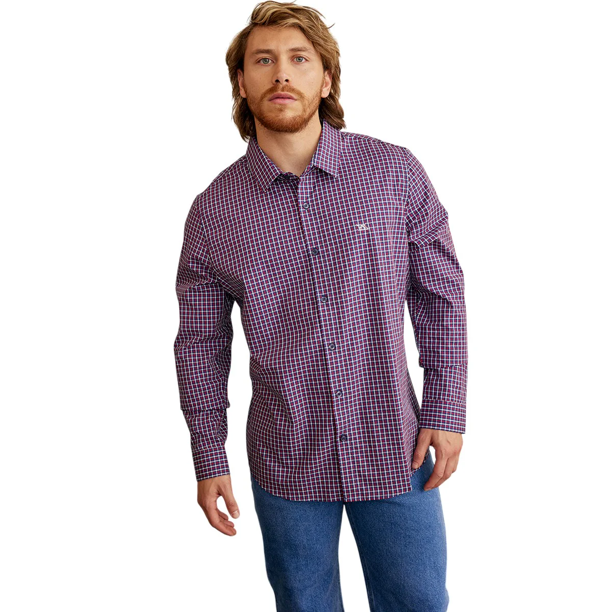 CAMISA CUADROS MANGA LARGA 93772