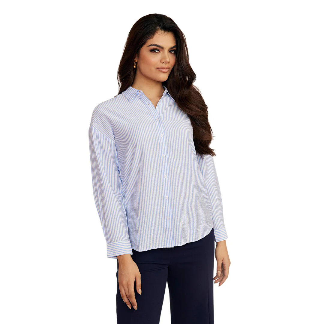 CAMISA CUADROS VICHY AZUL 95162