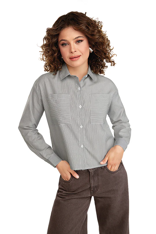 CAMISA MULTICOLOR DE RAYAS 32061