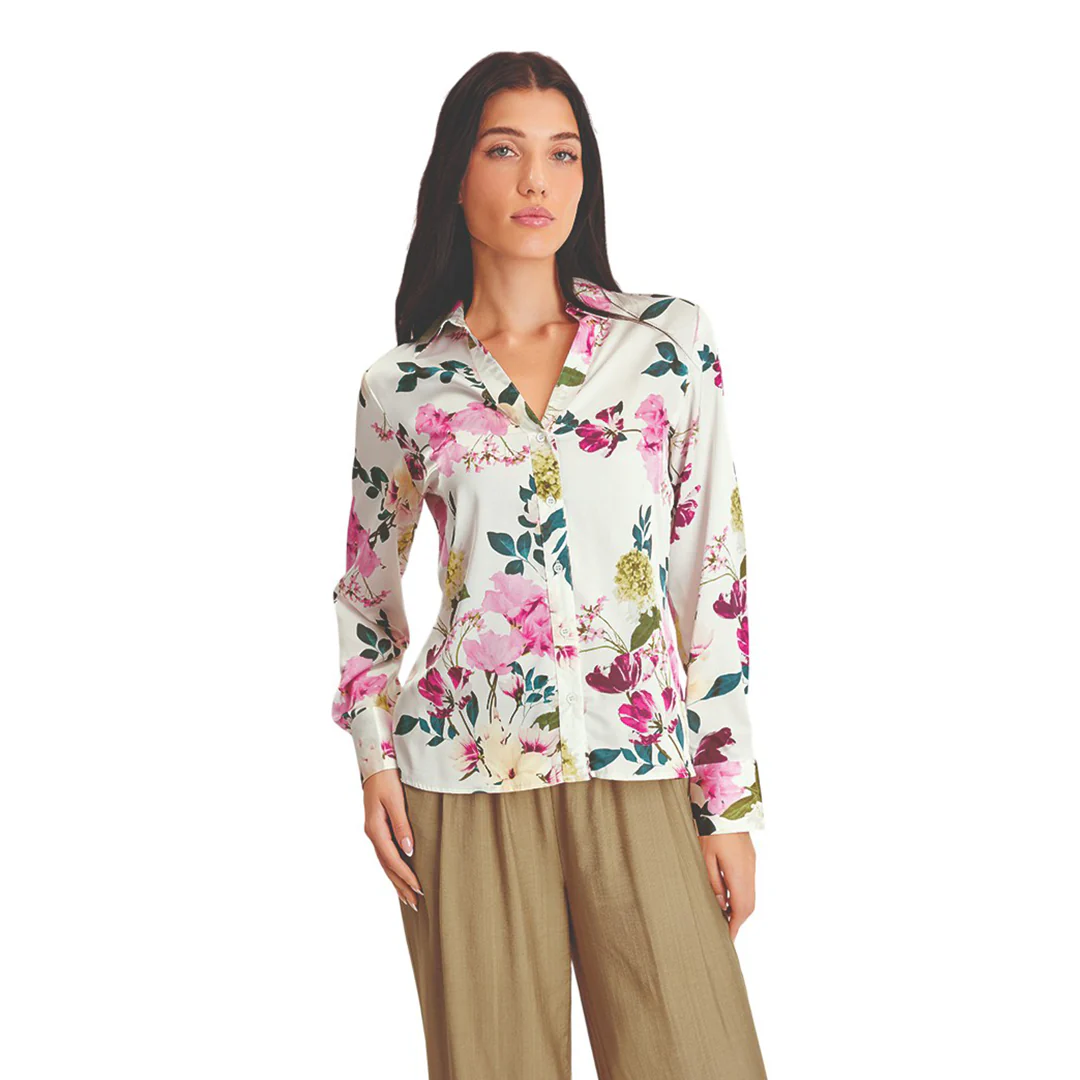 CAMISA MULTICOLOR FLORES 91167