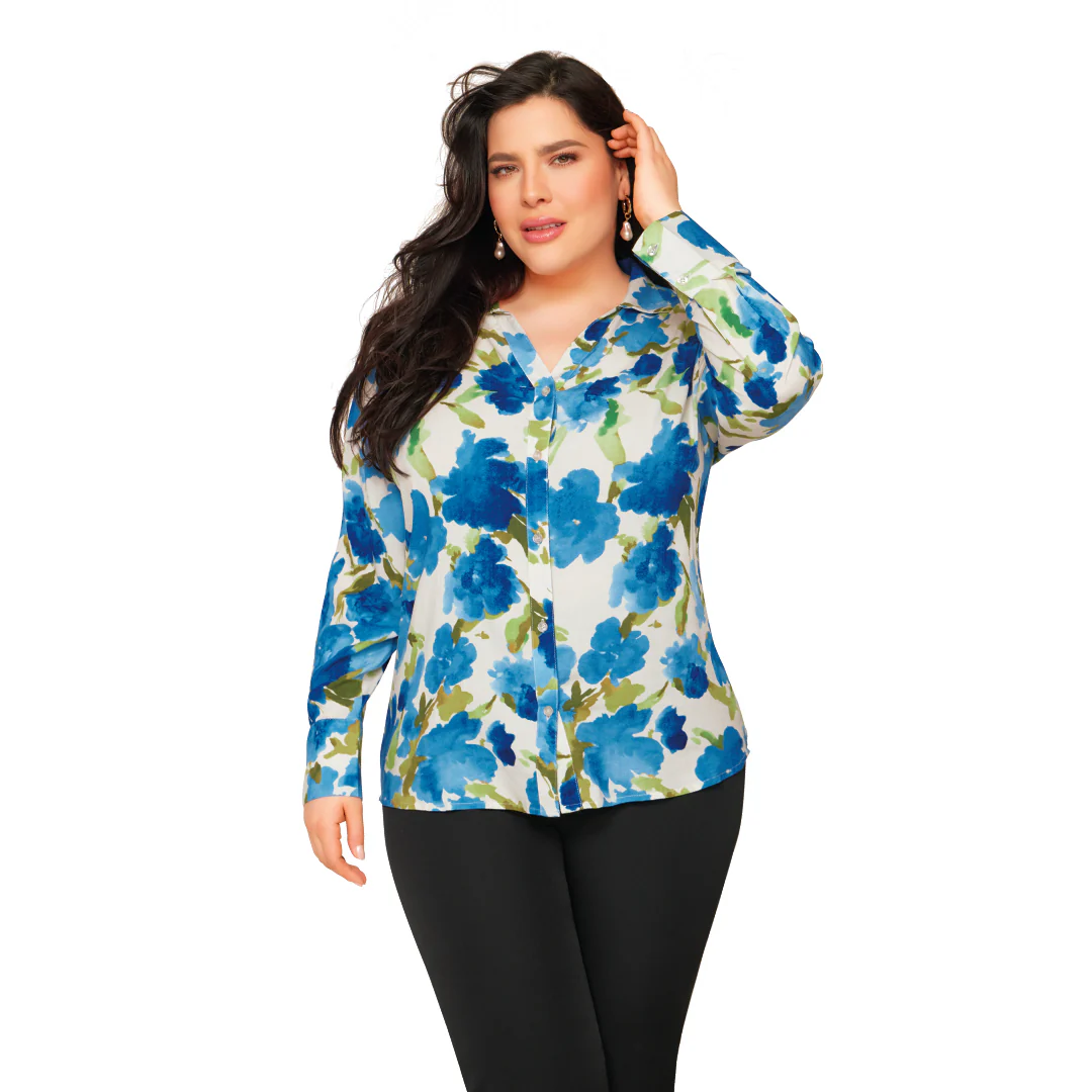 CAMISA MULTICOLOR FLORES 99948 - Image 2