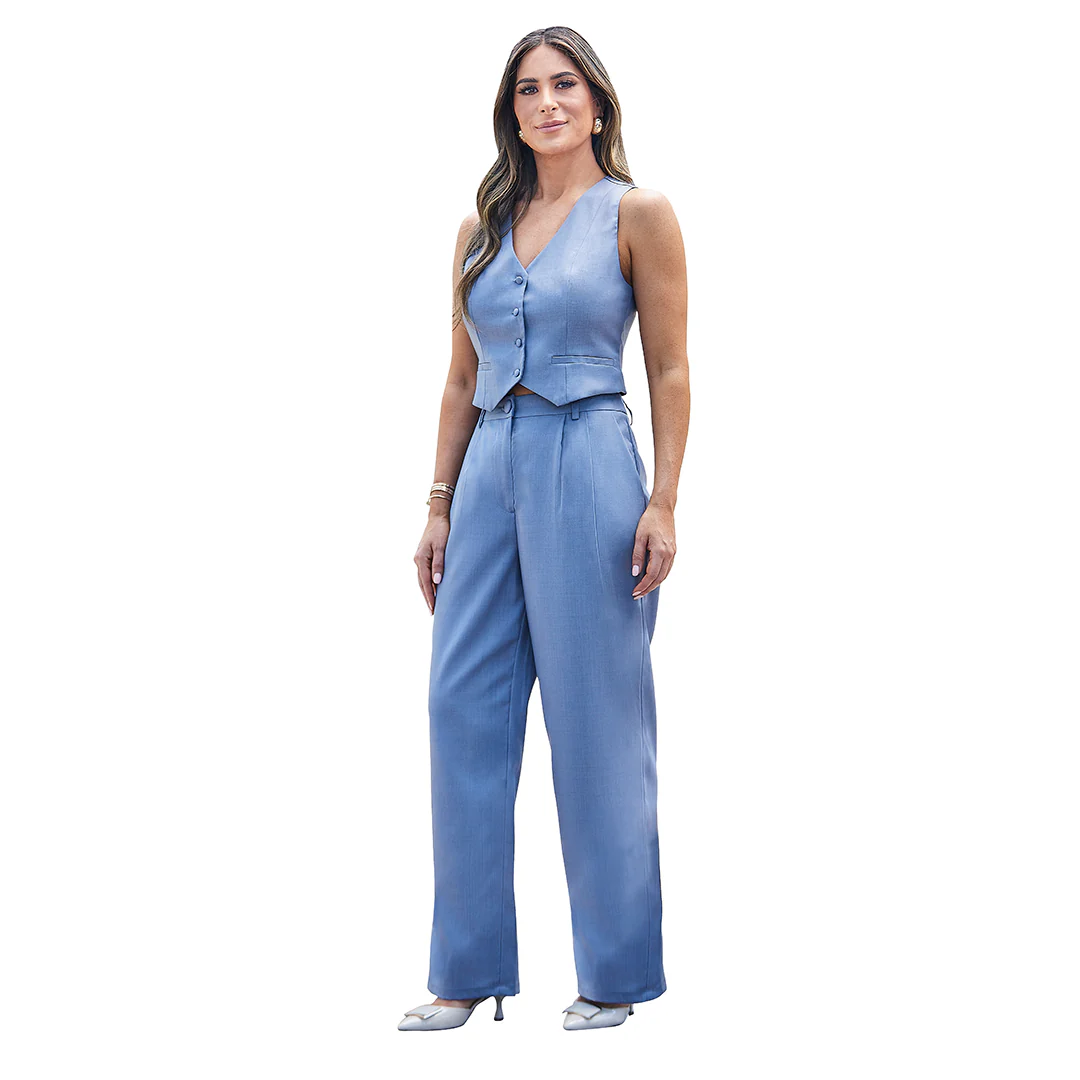 CHALECO AZUL DE VESTIR 91130