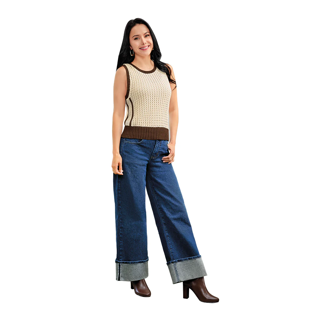 CHALECO BEIGE DE PUNTO 64321