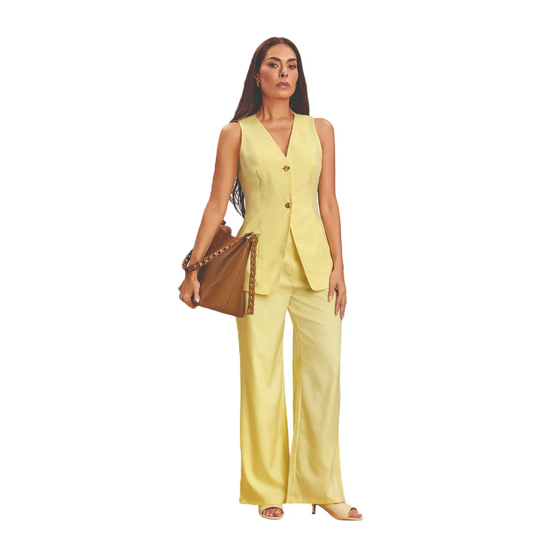 CHALECO AMARILLO LARGO 91152