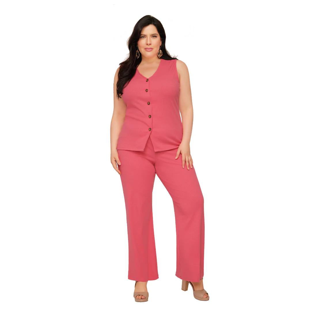 CHALECO ROSA DE RIB 97077