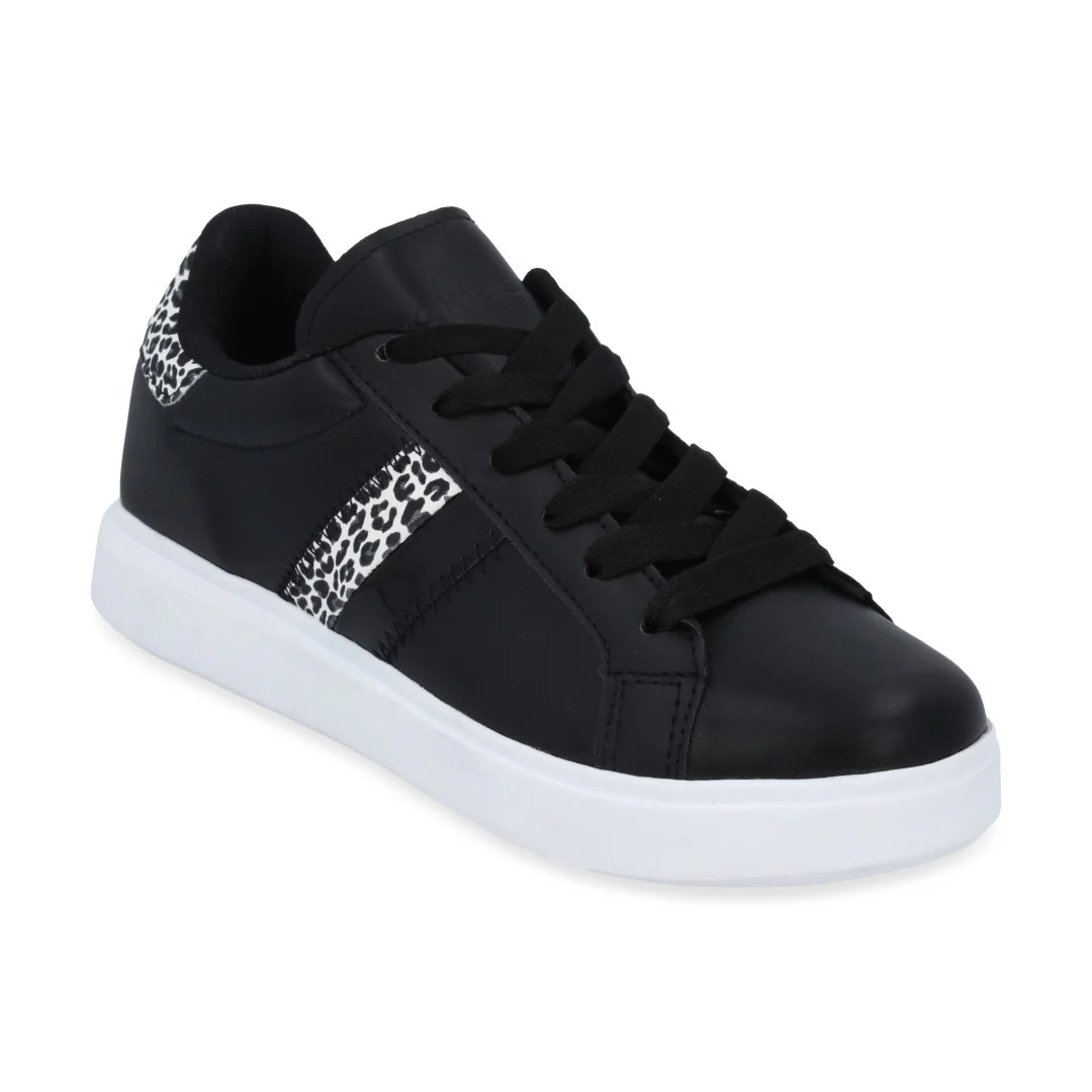 TENIS CASUAL HUESO Y NEGRO DUO 138 - Image 2