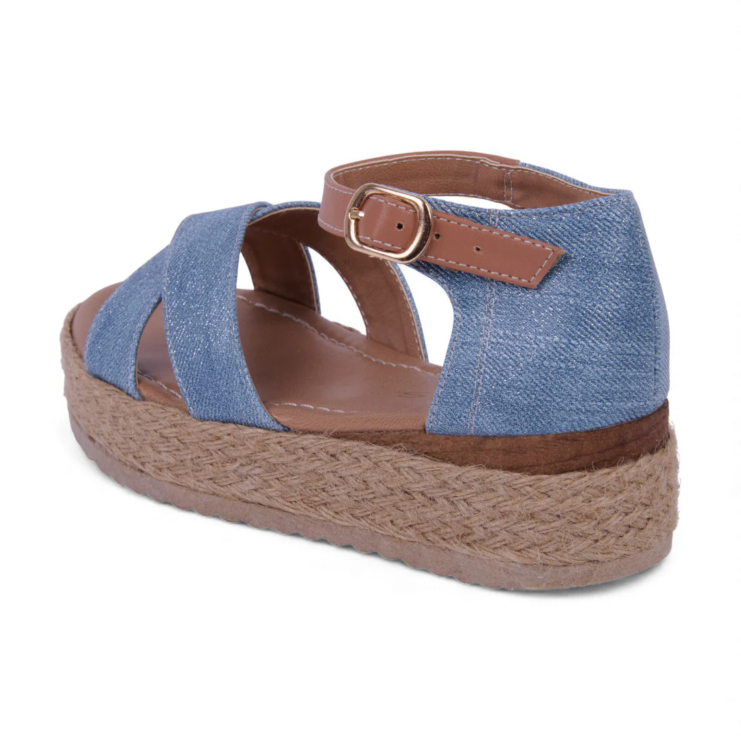 DÚO 158 SANDALIAS DE PISO AZUL Y ROSA CON PULSERA 72434 - Image 5