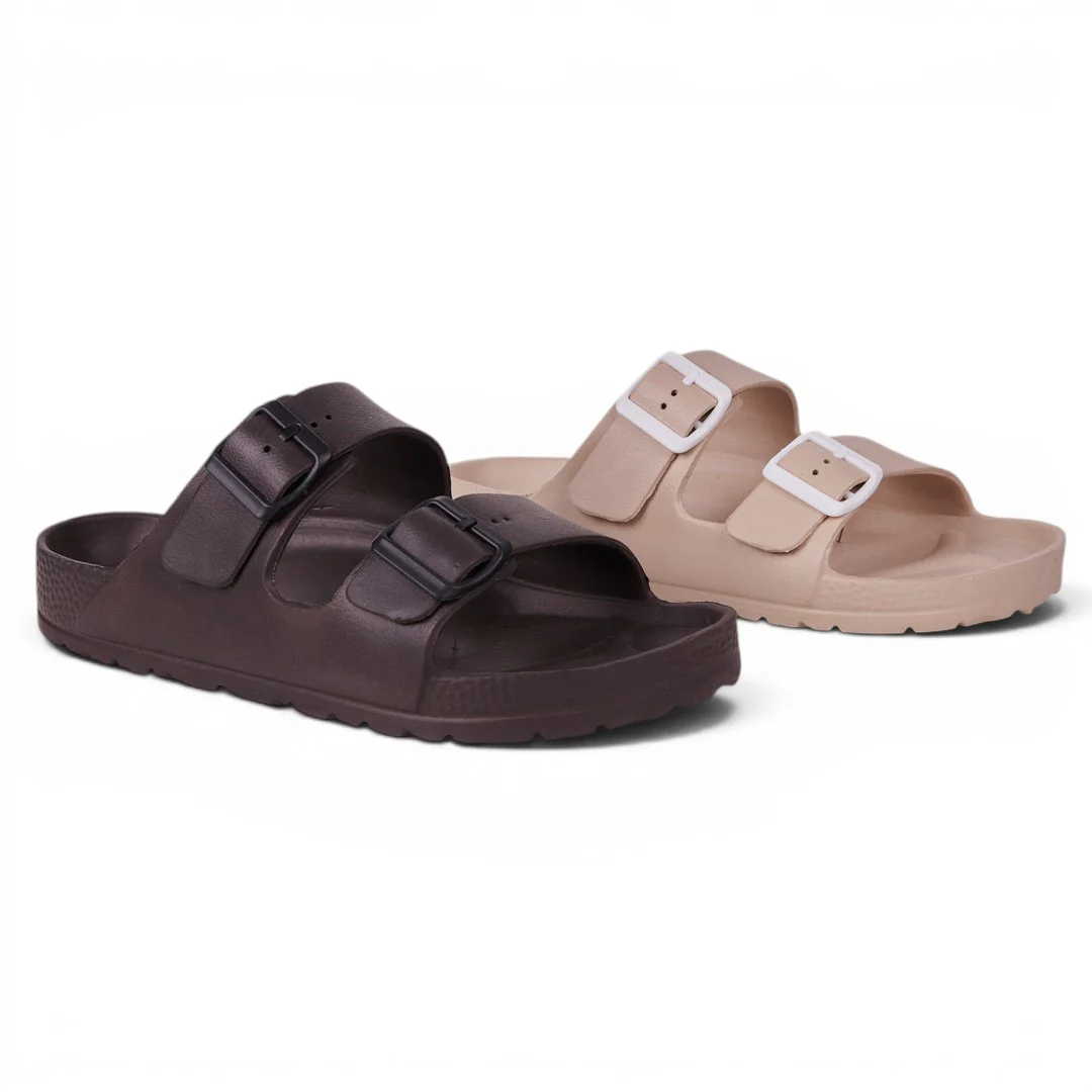DÚO 168 SANDALIAS CONFORT CAFÉ Y IVORY
