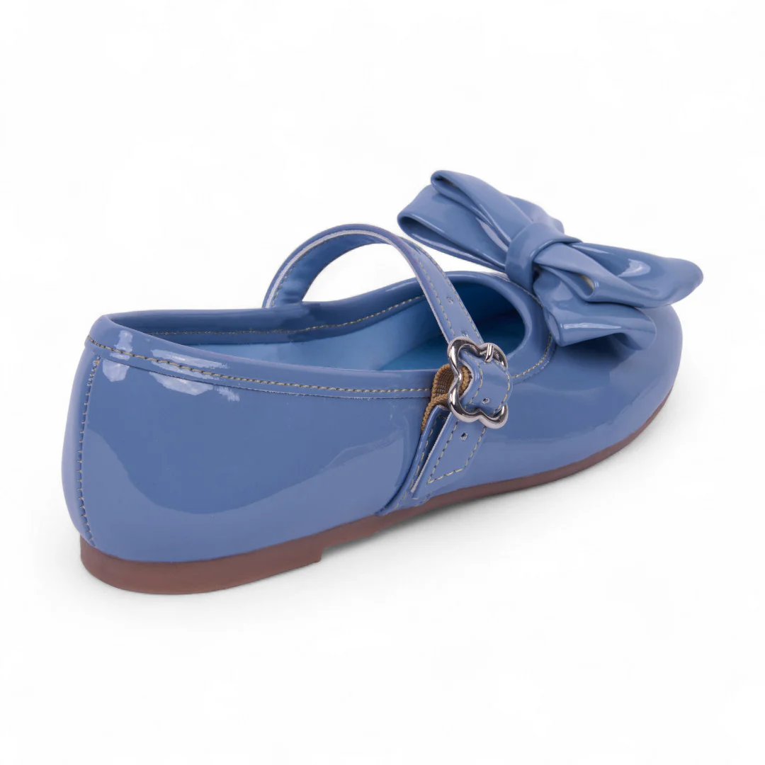 DÚO 201 BALLERINAS VESTIR AZUL Y NEGRO CON MOÑO 47278 - Image 5
