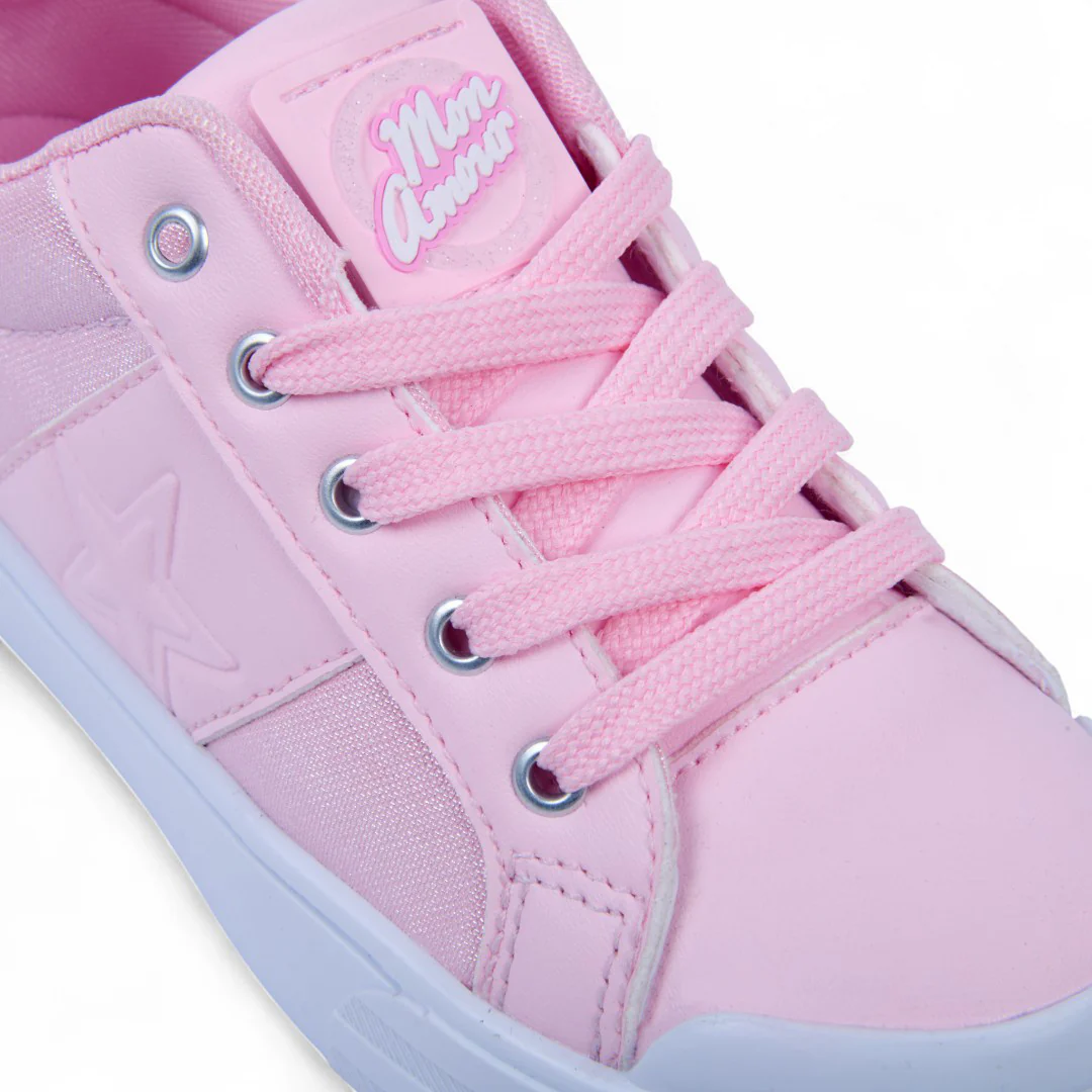 DÚO 211 TENIS CASUAL ROSA Y MULTICOLOR ESTRELLAS 03937 - Image 6