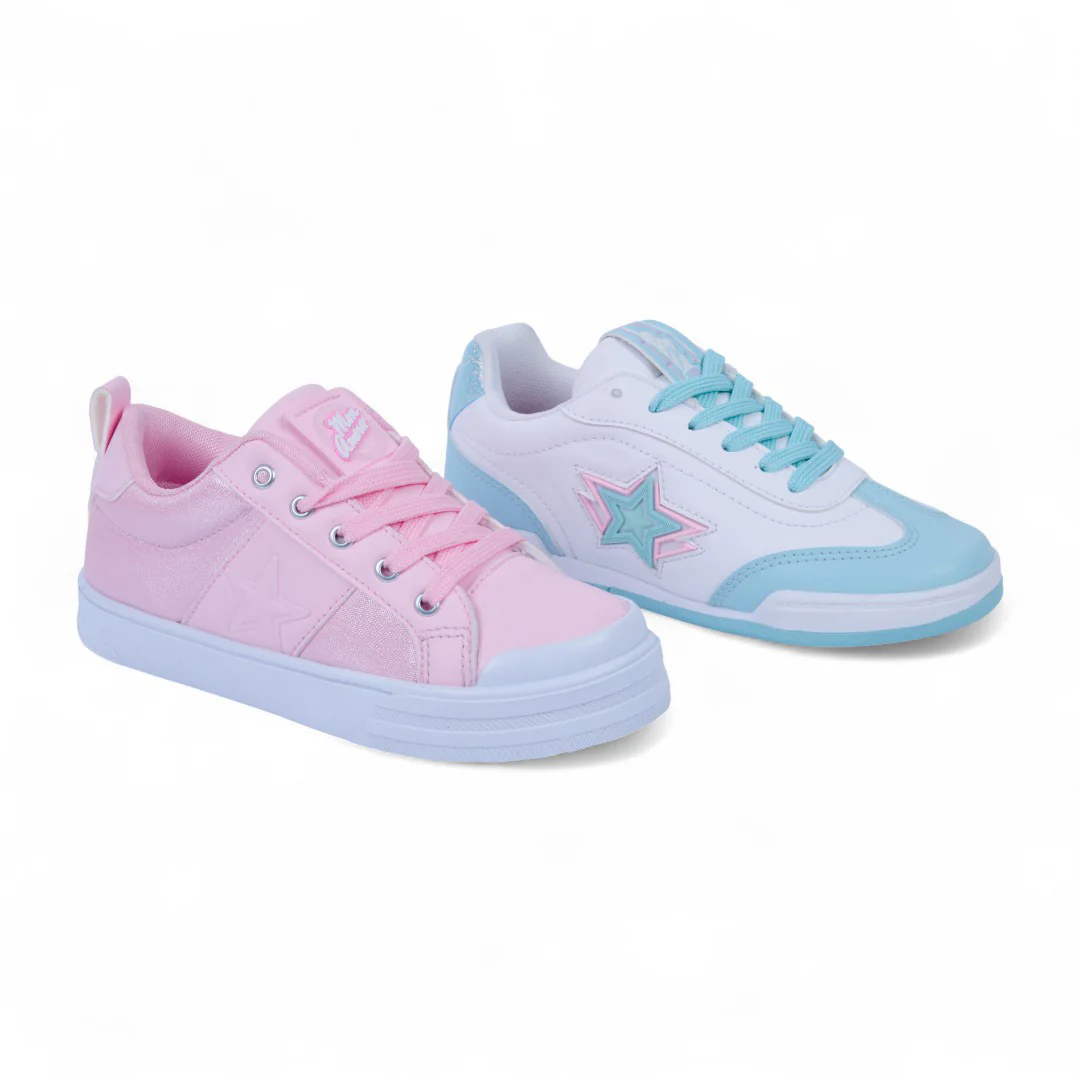 DÚO 211 TENIS CASUAL ROSA Y MULTICOLOR ESTRELLAS 03937 - Image 7