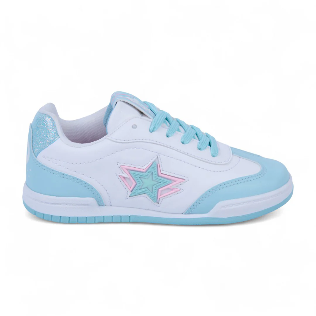 DÚO 211 TENIS CASUAL ROSA Y MULTICOLOR ESTRELLAS 03937 - Image 9