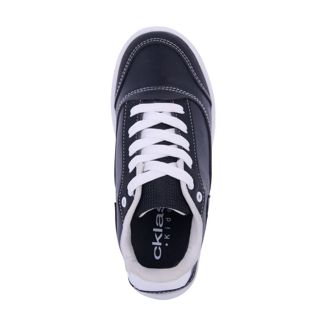 DÚO 285 TENIS CASUAL NEGRO Y MARINO AGUJETAS 35749 - Image 12