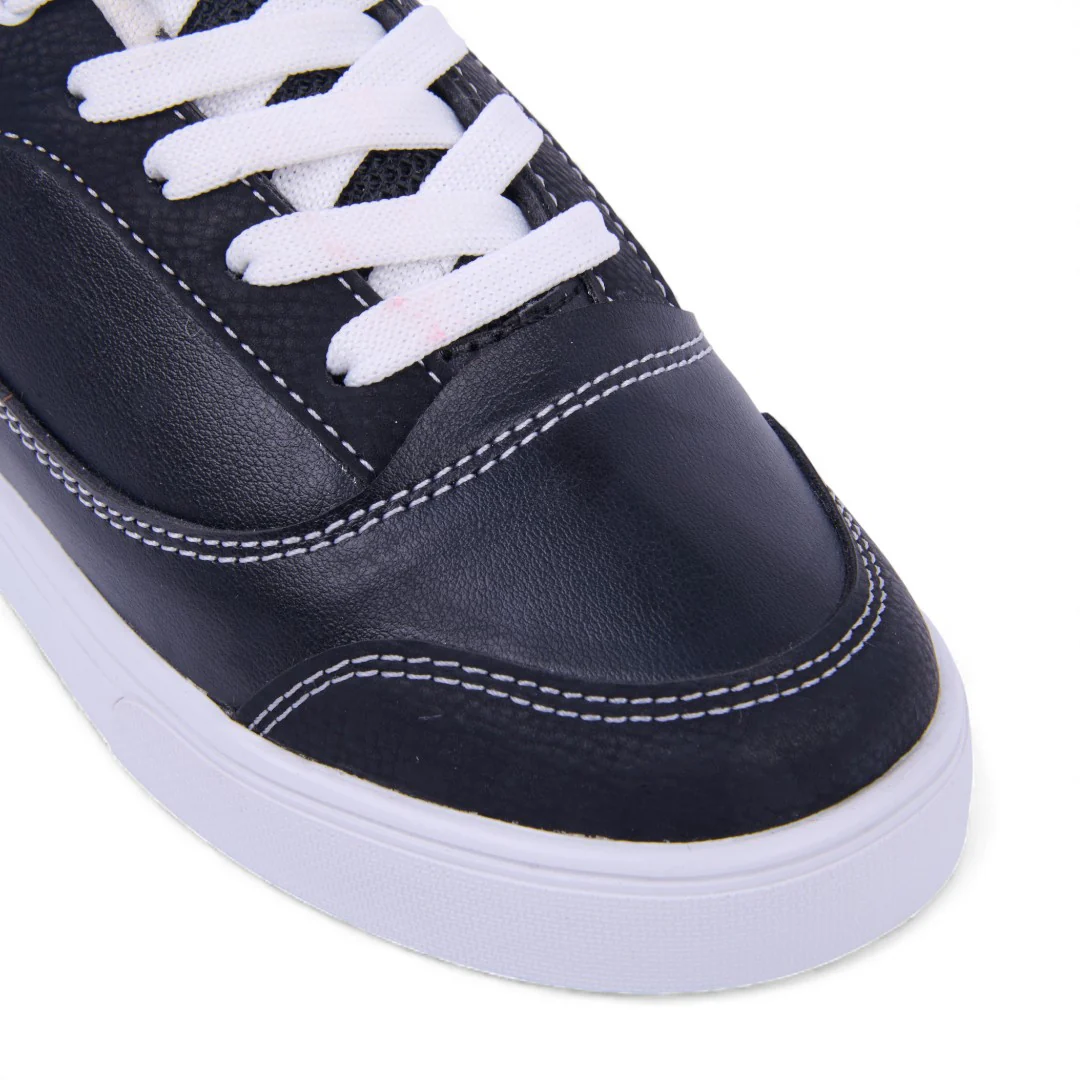 DÚO 285 TENIS CASUAL NEGRO Y MARINO AGUJETAS 35749 - Image 13
